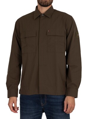 Tommy Hilfiger Utility Overshirt - Army Green