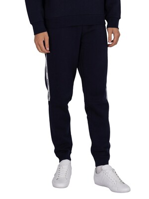 Lacoste Side Branding Tapered Joggers - Blue Marine