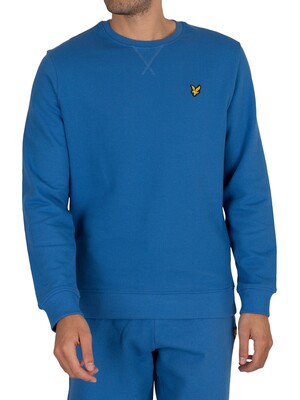 Lyle & Scott Organic Cotton Logo Sweatshirt - Spring Blue