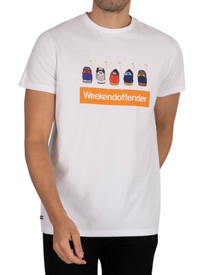 Weekend Offender Trainer Spotting T-Shirt - White