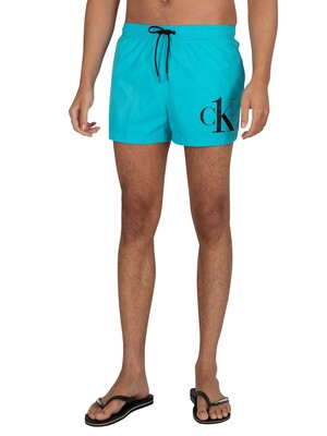 Calvin Klein CK One Short Drawstring Swim Shorts - Tropical Waters
