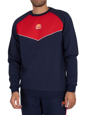 Ellesse Moscqui Front Logo Sweatshirt - Navy
