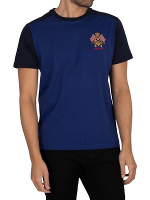 Hackett London Chest Logo T-Shirt - Twilight Blue