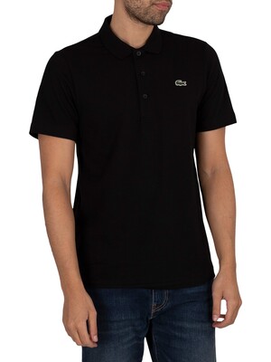 Lacoste Sport Cotton Blend Ottoman Polo Shirt - Black