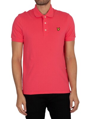 Lyle & Scott Organic Cotton Polo Shirt - Electric Pink