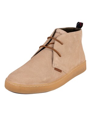 Barbour Yuma Suede Boots - Sand