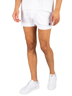 Fila Hightide 4 Terry Pocket Stripe Shorts - White/Peacoat