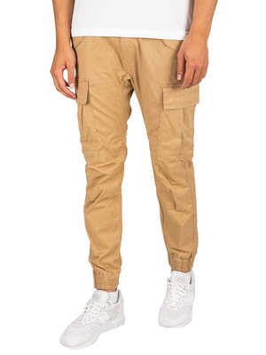 Alpha Industries Airman Tapered Cargo Trousers - Sand