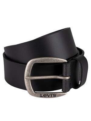 Levi's Andelle Leather Belt - Regular Black
