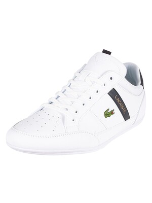 Lacoste Chaymon 0722 1 CMA Leather Trainers - White/Grey