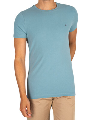 Tommy Hilfiger Stretch Slim Fit T-Shirt - Lofty Blue