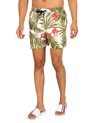 Tommy Hilfiger Medium Drawstring Swim Shorts - Palm Tropic