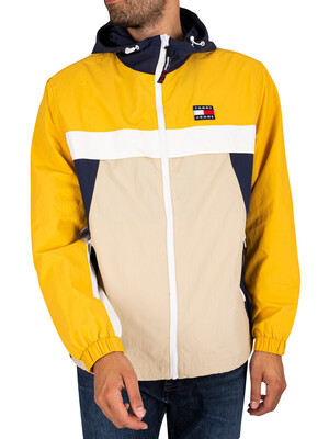 Tommy Jeans Chicago Colourblock Jacket - Tuscan Yellow