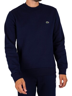 Lacoste Logo Sweatshirt - Blue Marine