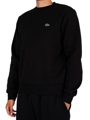 Lacoste Logo Sweatshirt - Black