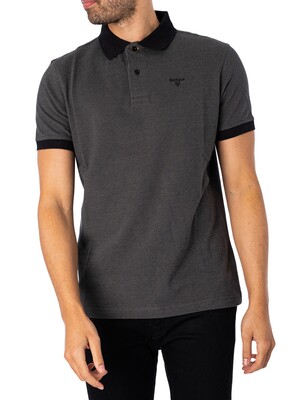 Barbour Sports Mix Polo Shirt - Black