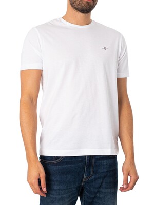 GANT Regular Shield T-Shirt - White