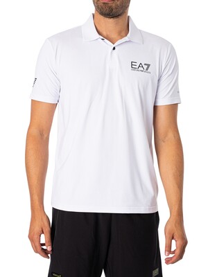 EA7 Ventus 7 Polo Shirt - White