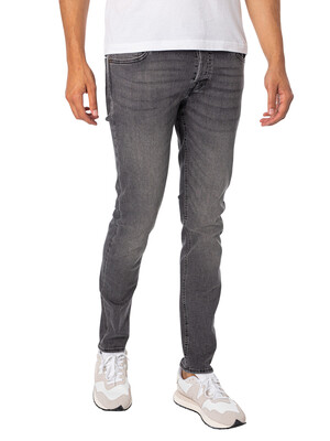 Jack & Jones Glenn Original 349 Slim Jeans - Black Denim