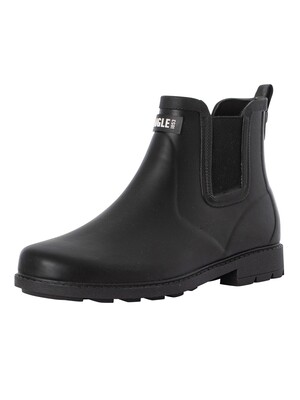 Aigle Carville Short Wellington Boots - Black
