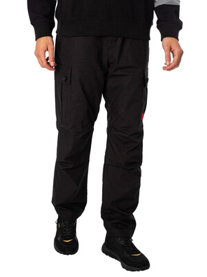 HUGO Garlo233 Cargo Trousers - Black