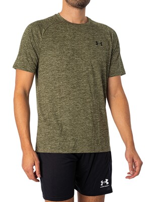 Under Armour Tech 2.0 Short Sleeve T-Shirt - Marine OD Green/Black