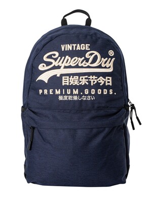 Superdry 18L Heritage Montana Backpack - Eclipse Navy Marl