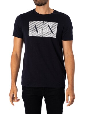 Armani Exchange Slim Graphic T-Shirt - Navy