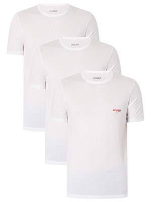 HUGO 3 Pack Lounge T-Shirts - White