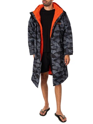 Regatta Waterproof Changing Robe - Grey/Black Camo