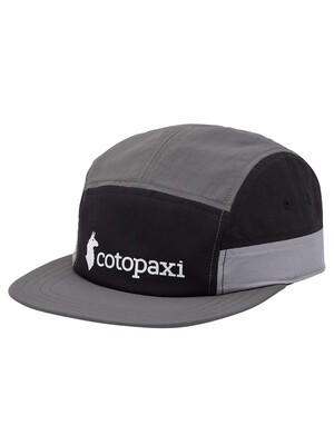 Cotopaxi Tech 5-Panel Cap - Black/Cinder