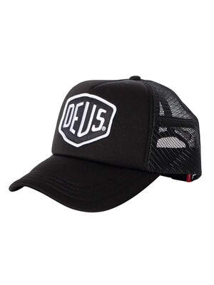 Deus Ex Machina Baylands Trucker Cap - Black/White