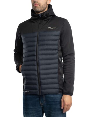 Berghaus Vaskye Hooded Hybrid Jacket - Black/Black