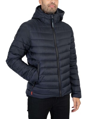 Superdry Hooded Fuji Sport Padded Jacket - Eclipse Navy