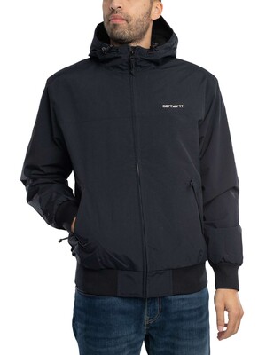 Carhartt WIP Hooded Sail Jacket - Black/White
