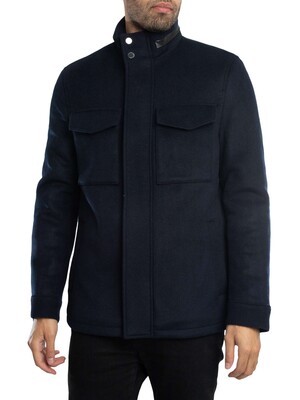 Ted Baker Knowl Funnel Neck Field Jacket - Navy