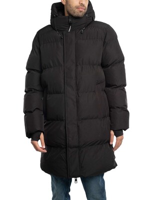 Superdry Sports Puffer Mid Jacket - Black