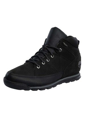 Timberland Euro Rock Mid Lace Boots - Black