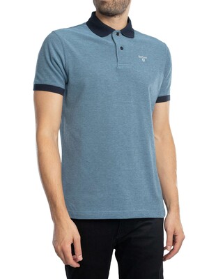 Barbour Sports Polo Shirt - Mix Navy