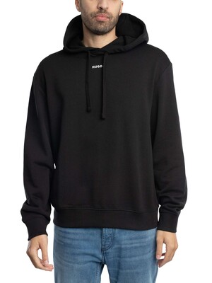 HUGO Dapo Pullover Hoodie - Black