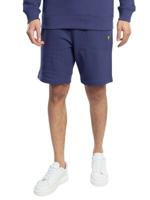 Lyle & Scott Logo Sweat Shorts - Deep Indigo