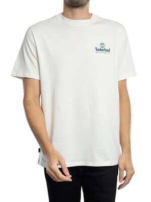 Timberland Illustrated Tree Logo T-Shirt - Off White
