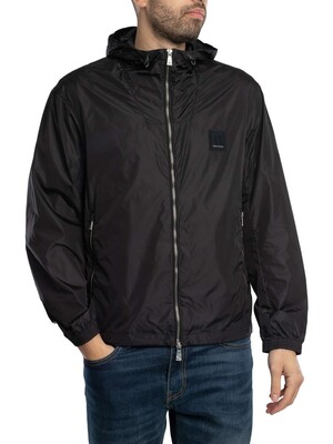 Armani Exchange Box Logo Jacket - Black