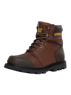 Caterpillar Allerton Wide Leather Boots - Mustang