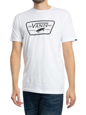 Vans Full Patch T-Shirt - White/Black