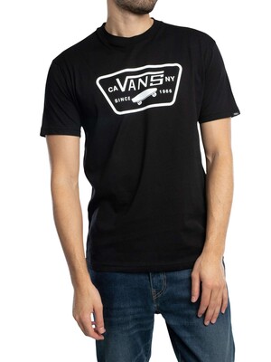 Vans Full Patch T-Shirt - Black/White