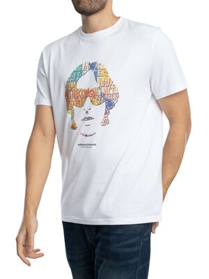 Weekend Offender Kinky Afro Graphic T-Shirt - White