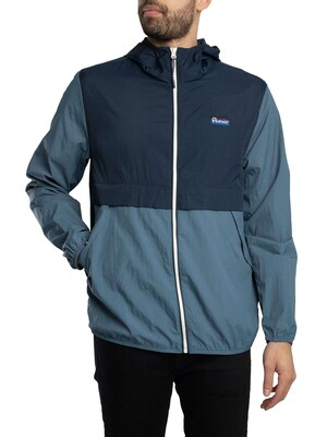 Penfield Logo Rain Jacket - Navy Blue