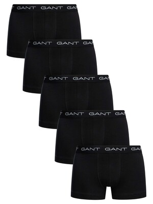 GANT 5 Pack Trunks - Black