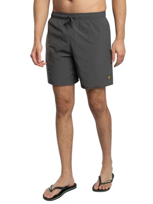 Lyle & Scott Plain Swim Shorts - Gunmetal